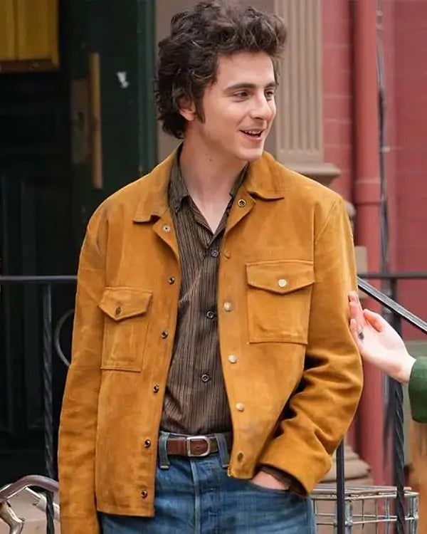 A Complete Unknown Timothée Chalamet Suede Jacket - California Jacket