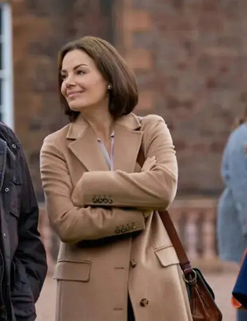 A Scottish Love Scheme Erica Durance Wool Coat - California Jacket