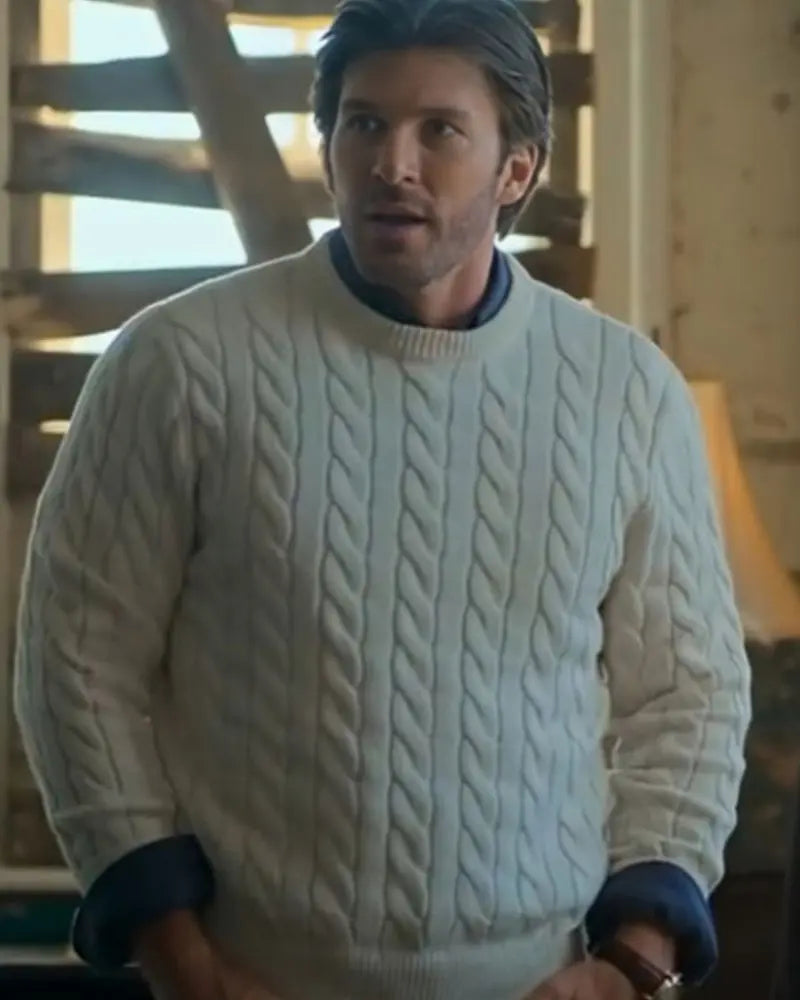 A Vintage Christmas 2024 Christopher Russell White Sweater - California Jacket