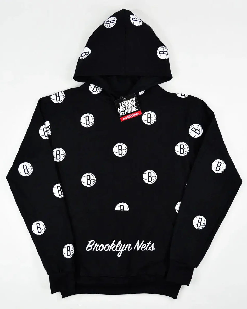 Brooklyn Nets All Over Hoodie - California Jacket