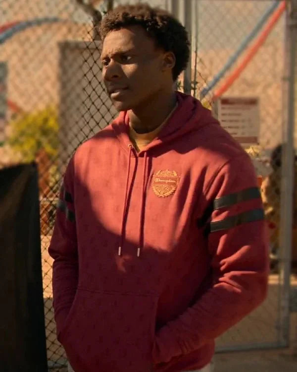 Cobra Kai S06 Shawn Payne Maroon Hoodie - California Jacket