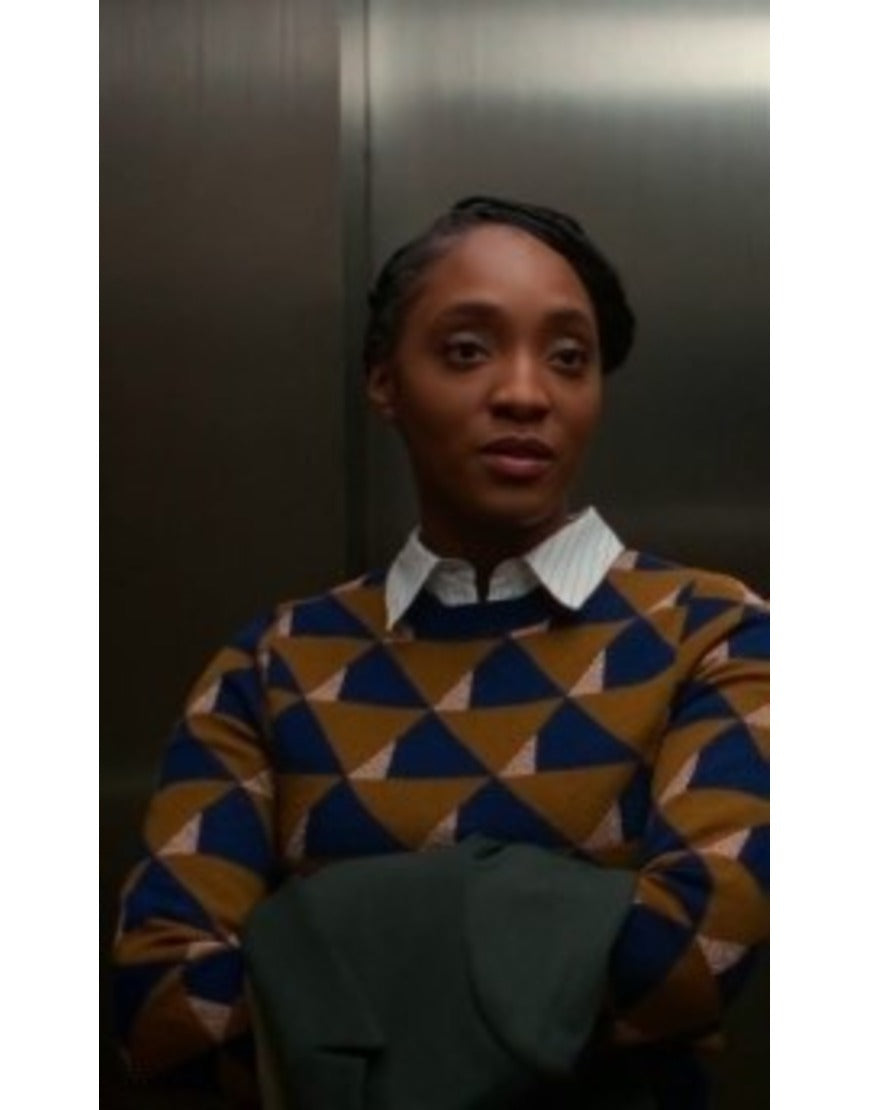 Will Trent S03 Iantha Richardson Geometric Print Sweater - California Jacket