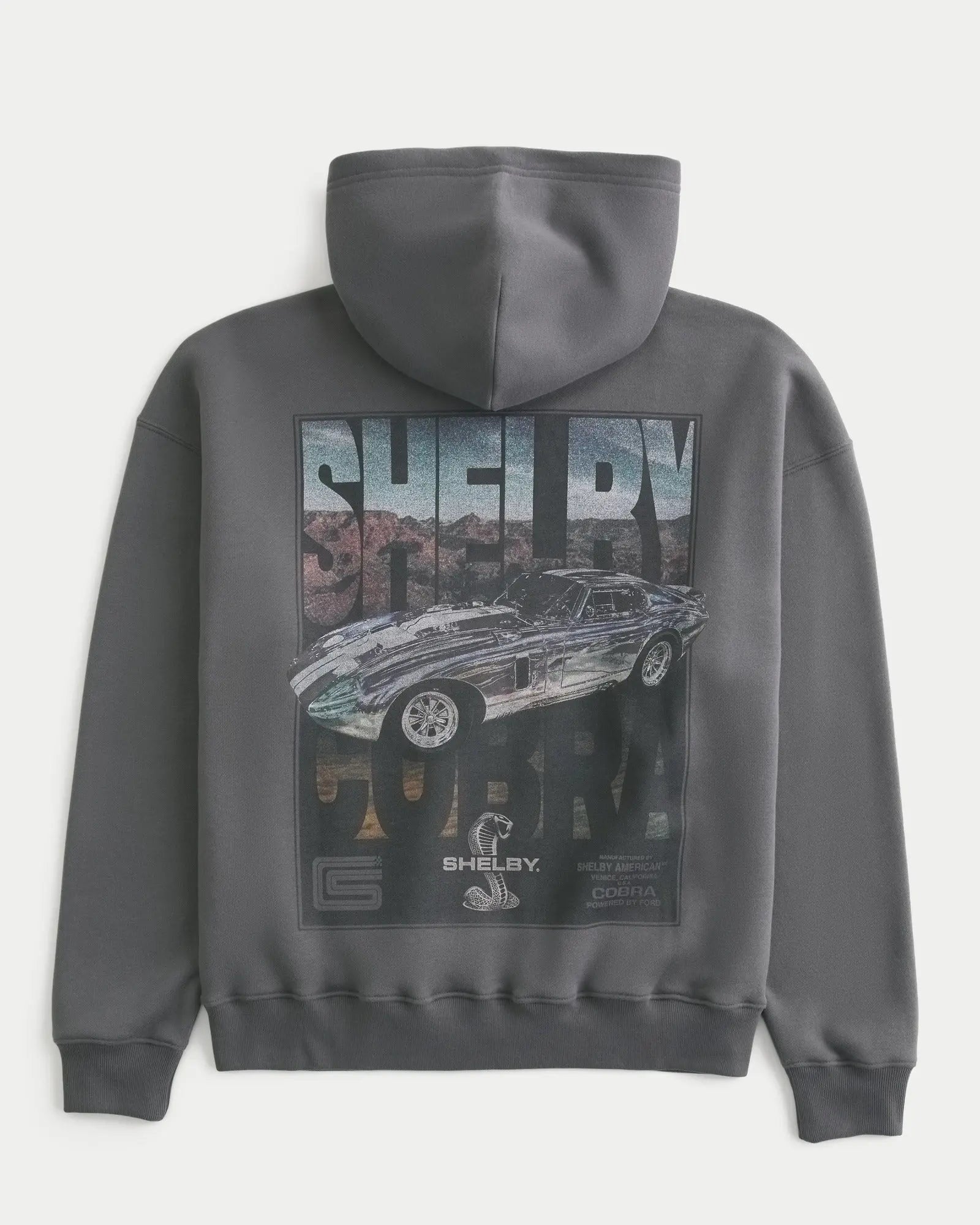 Boxy Dodge Charger Graphic Hoodie - California Jacket