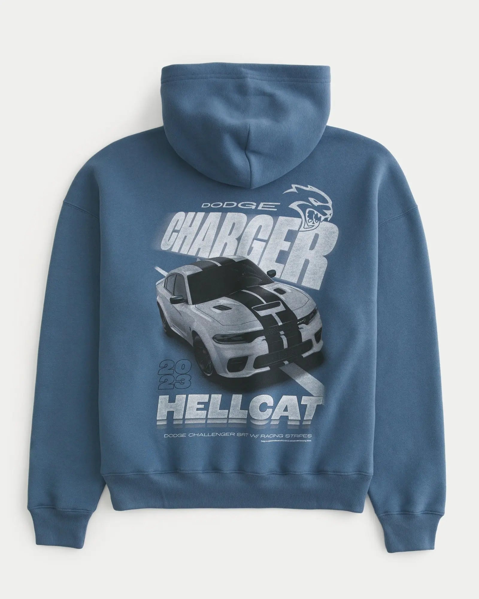 Boxy Dodge Charger Graphic Hoodie - California Jacket
