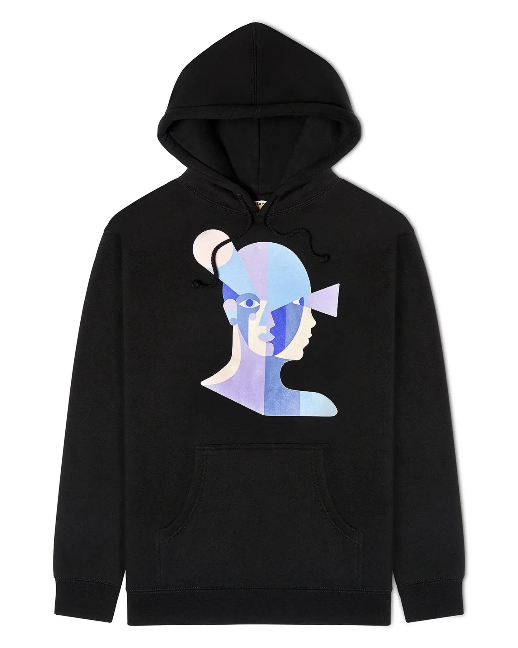 Bauhaus Face Black Hoodie - California Jacket