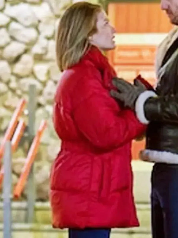 The Finnish Line Kim Matula Red Puffer Jacket - California Jacket
