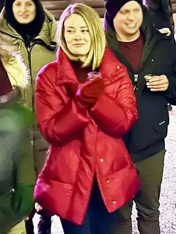 The Finnish Line Kim Matula Red Puffer Jacket - California Jacket