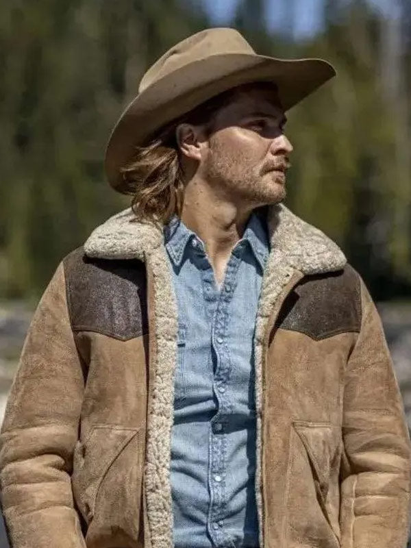 Yellowstone S05 Kayce Dutton Shearling Jacket - California Jacket