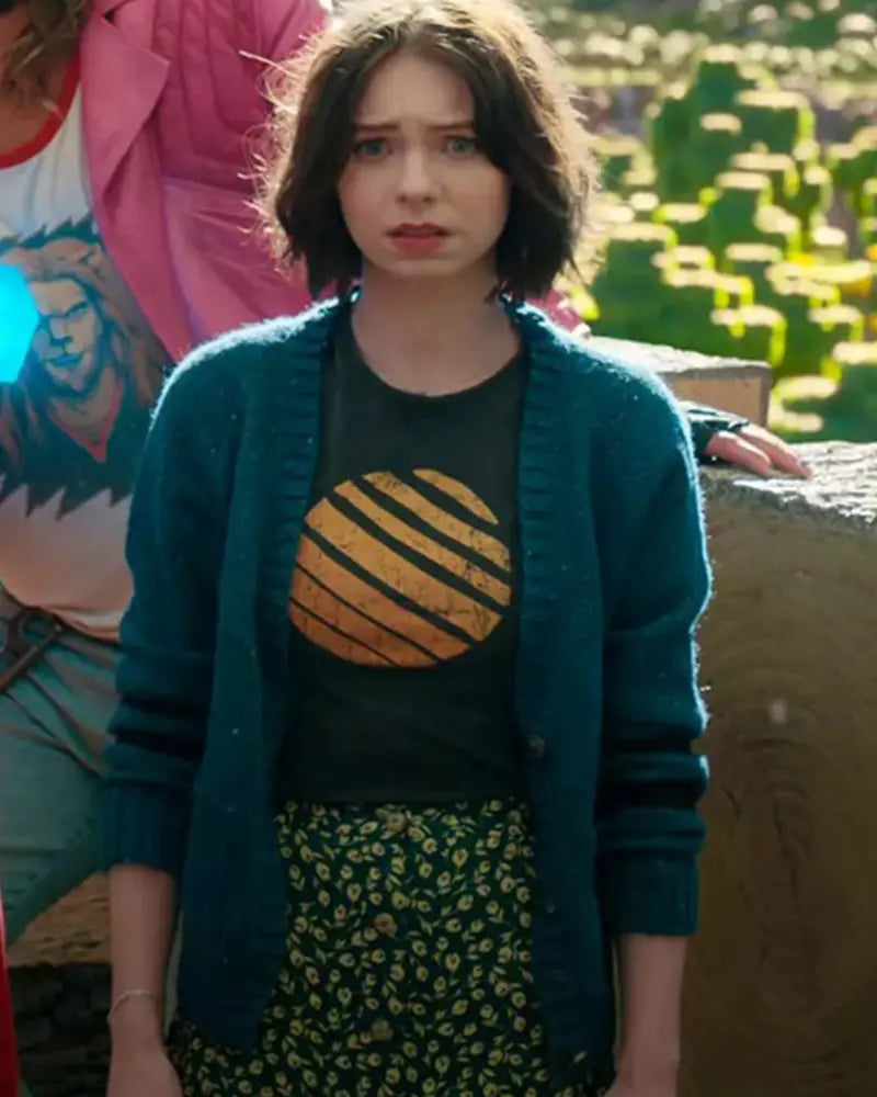 A Minecraft Movie 2025 Emma Myers Cardigan - California Jacket