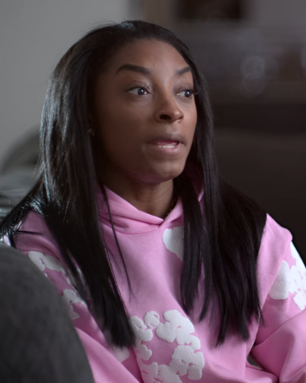 Simone Biles Rising S01 Pink Flower Hoodie - California Jacket