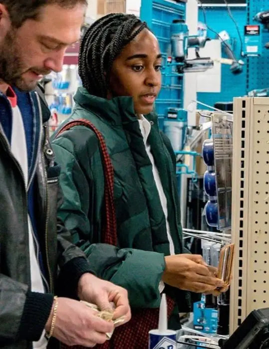 The Bear Sydney Adamu Green Puffer Jacket - California Jacket