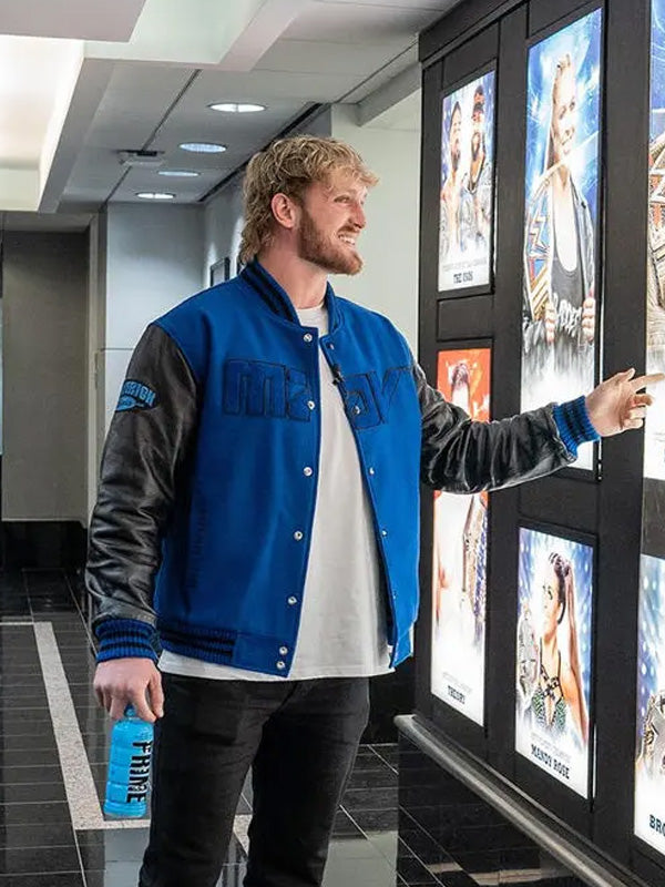 WWE Logan Paul Blue Wool Jacket - California Jacket