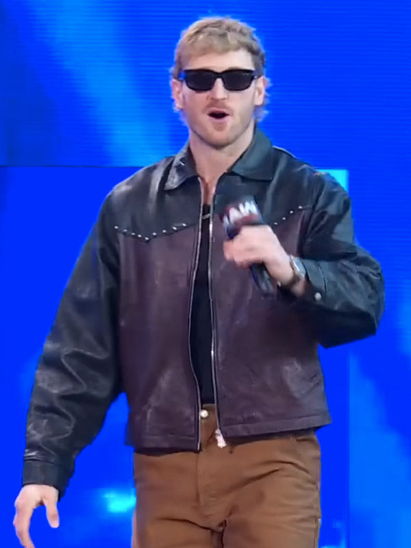 WWE Raw Logan Paul Leather Jacket - California Jacket