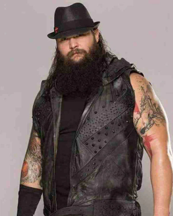 Wwe Wrestler Bray Wyatt Leather Vest - California Jacket
