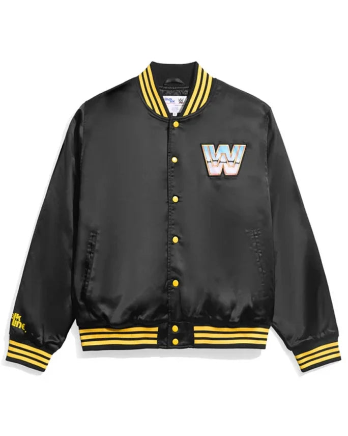 WWE Vintage Quilted Satin Jacket - California Jacket
