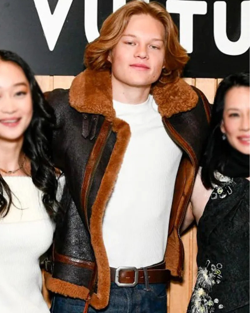 West Mulholland Presence Shearling Leather Jacket - California Jacket