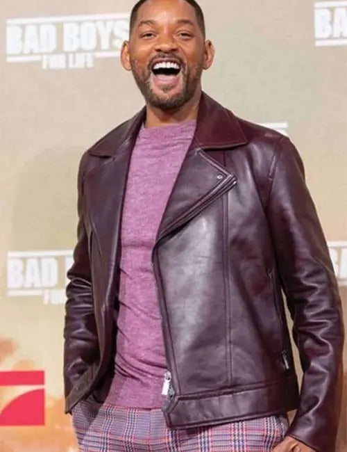 Will Smith Bad Boys For Life Premiere Maroon Jacket - California Jacket