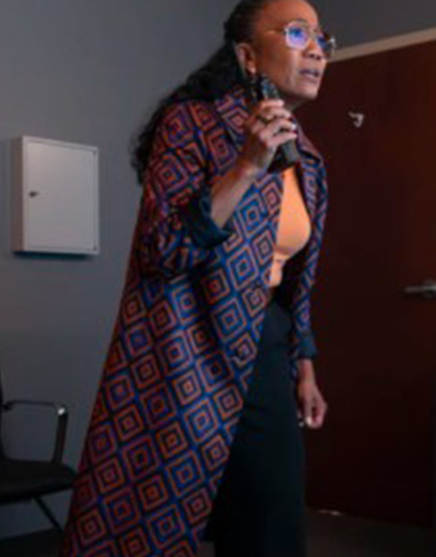 Will Trent S03 Sonja Sohn Printed Coat - California Jacket