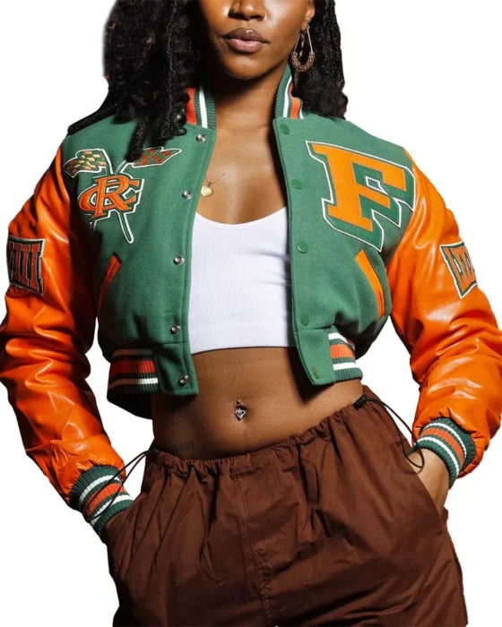 Women’s Florida A&M University Varsity Jacket - California Jacket