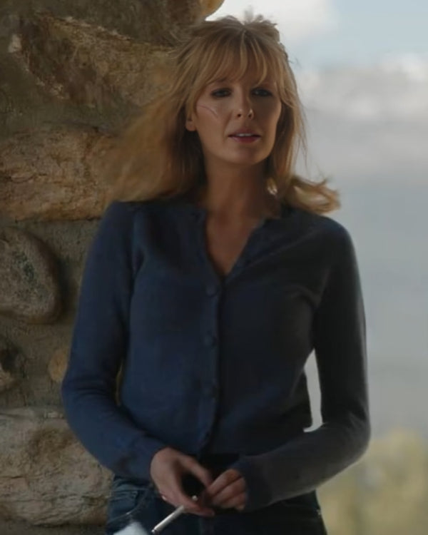 Yellowstone Beth Dutton Blue Sweater - California Jacket