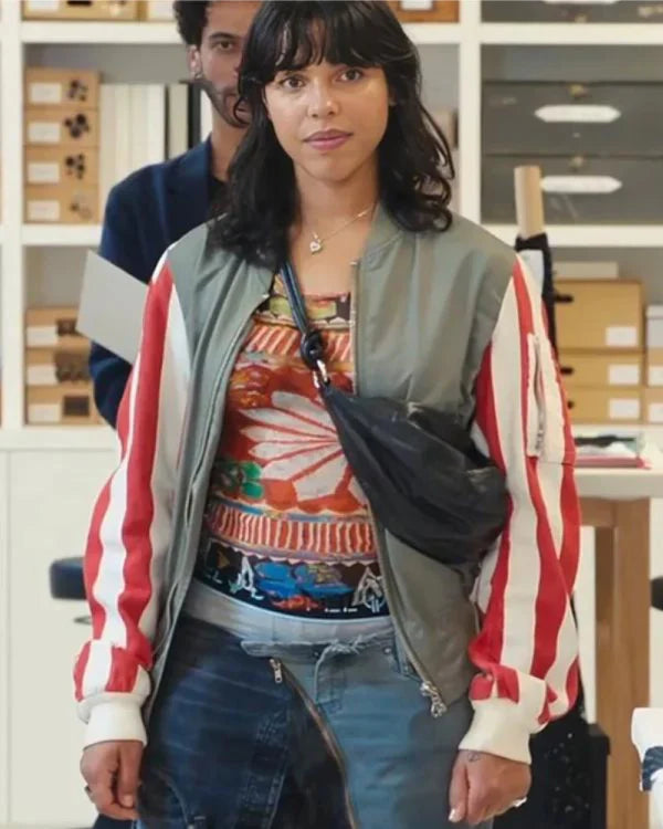 Zita Hanrot La Maison S01 Bomber Jacket - California Jacket