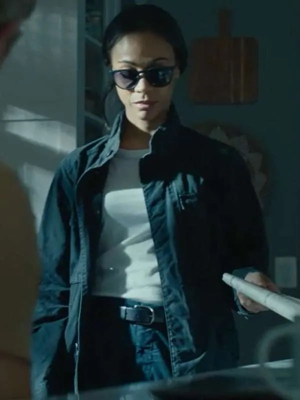 Zoe Saldana Special Ops Lioness Black Jacket - California Jacket