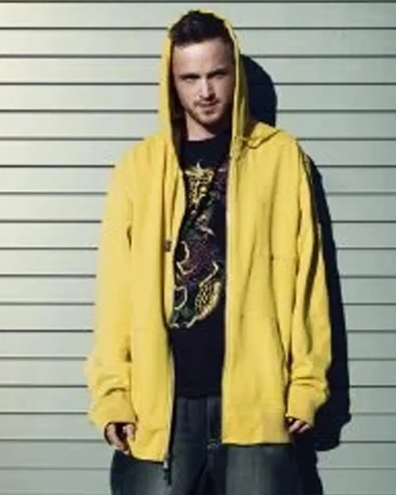 Aaron Paul Breaking Bad Yellow Hoodie - California Jacket