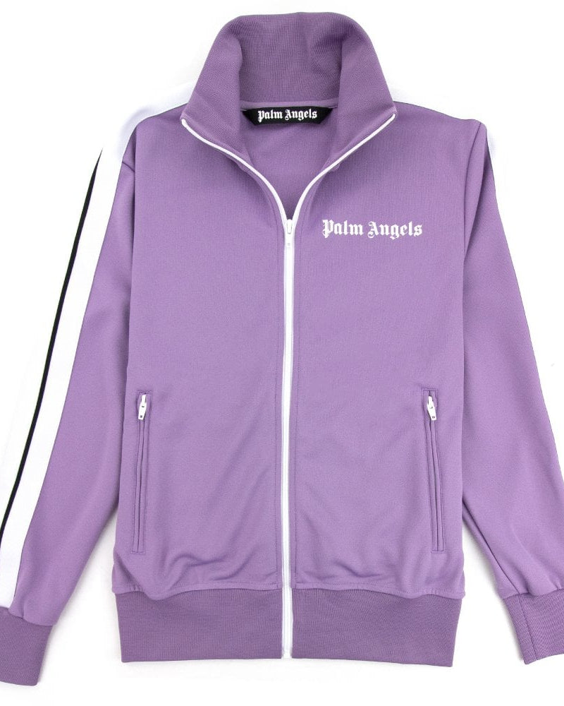 Palm Angels Autumn Blaze Tracksuit Jacket Lilac/white California Jacket