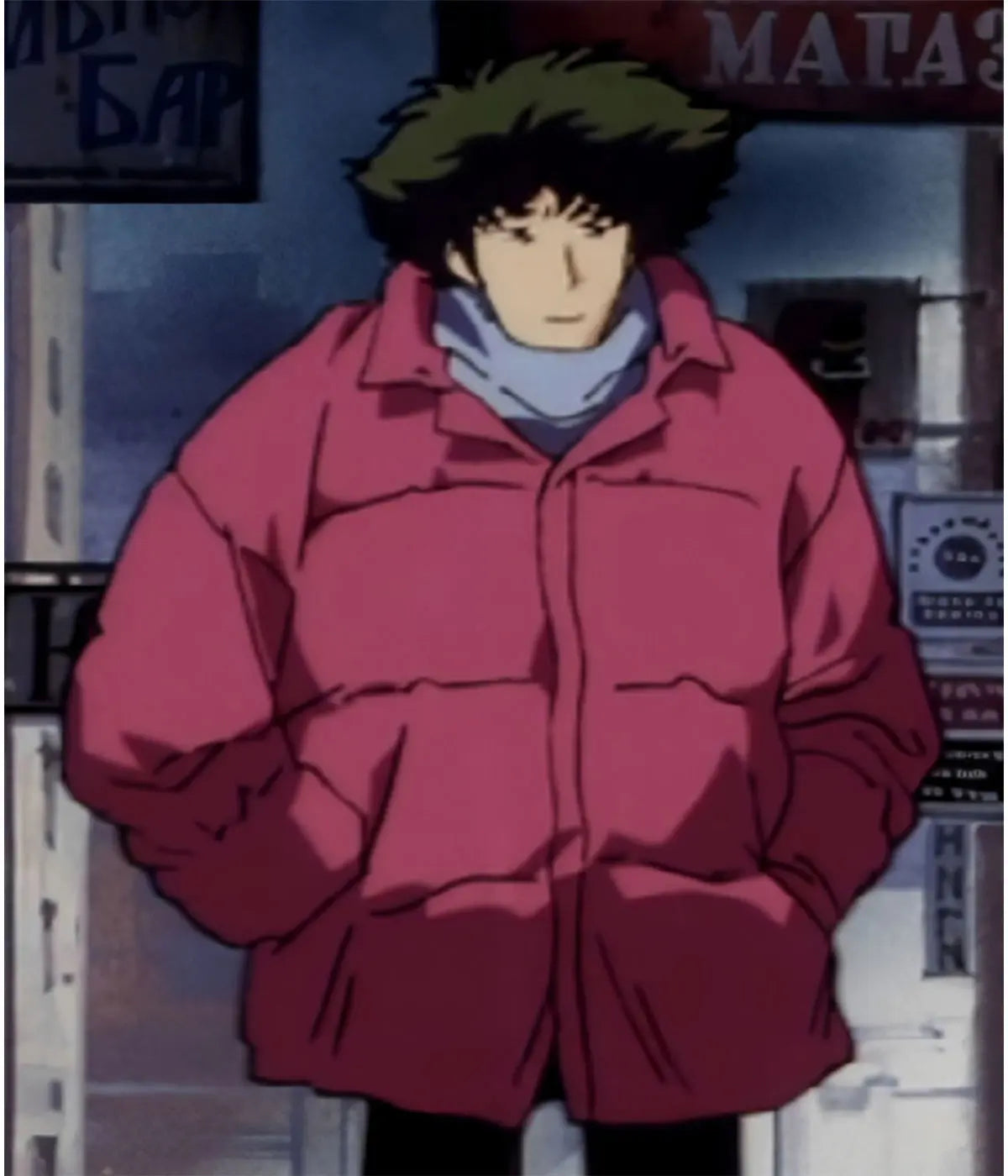 Spike Spiegel Cowboy Bebop Pink Puffer Jacket - California Jacket