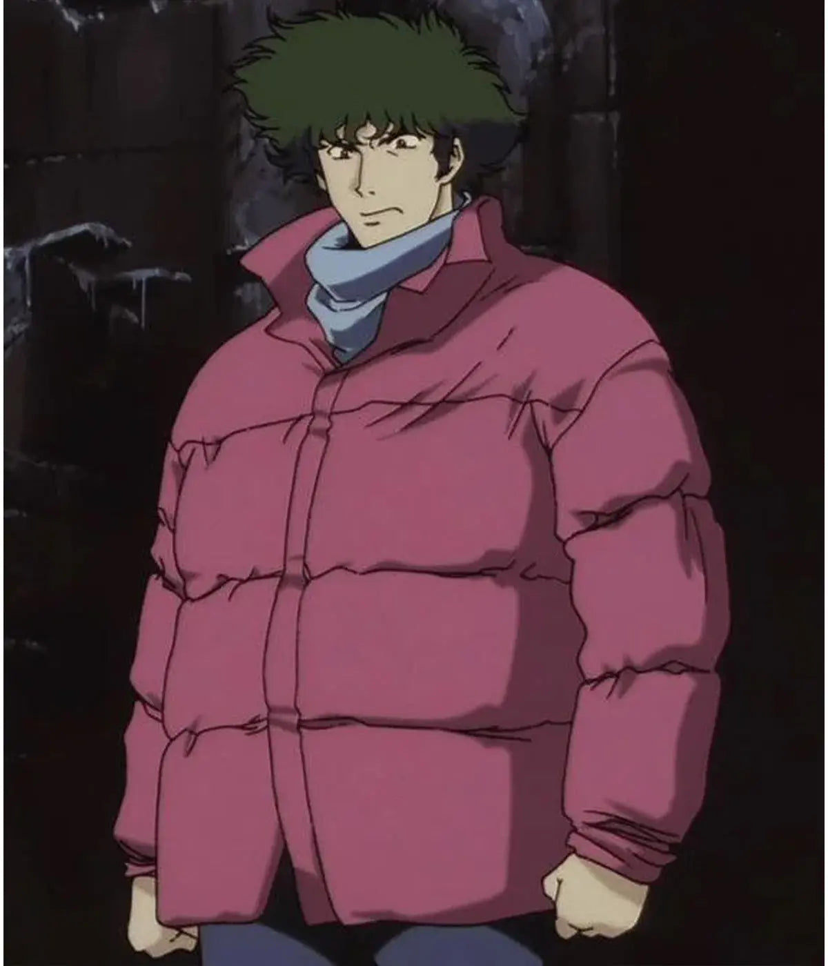 Spike Spiegel Cowboy Bebop Pink Puffer Jacket - California Jacket
